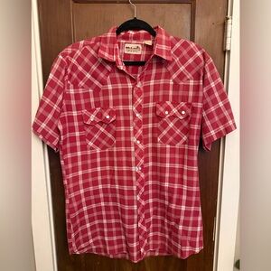 Vintage Stagecoach Western Pearl Snap